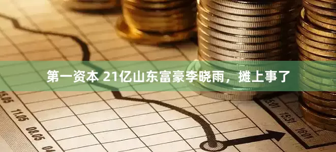 第一资本 21亿山东富豪李晓雨，摊上事了