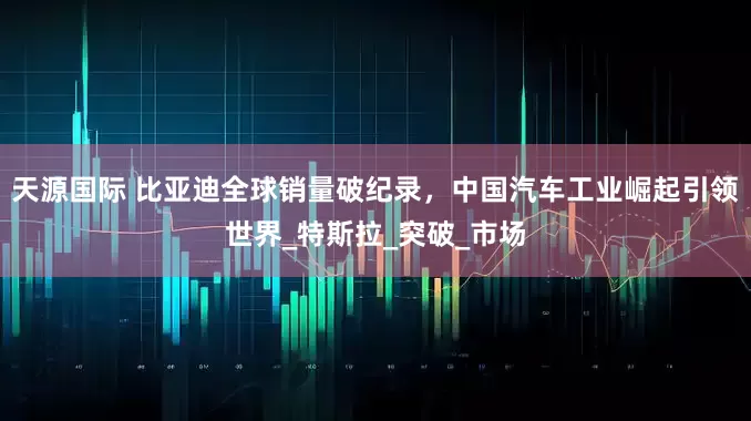 天源国际 比亚迪全球销量破纪录，中国汽车工业崛起引领世界_特斯拉_突破_市场