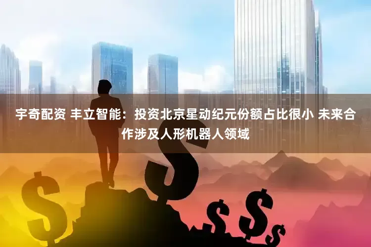 宇奇配资 丰立智能：投资北京星动纪元份额占比很小 未来合作涉及人形机器人领域